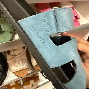 Hermes Blue Sandals